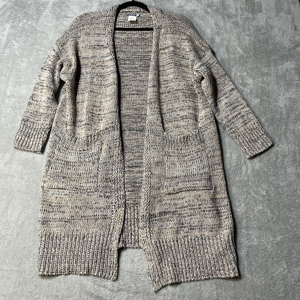 Earthbound Trading Cardigan Womens Small Open Front Knit Sweater Boho Hippie